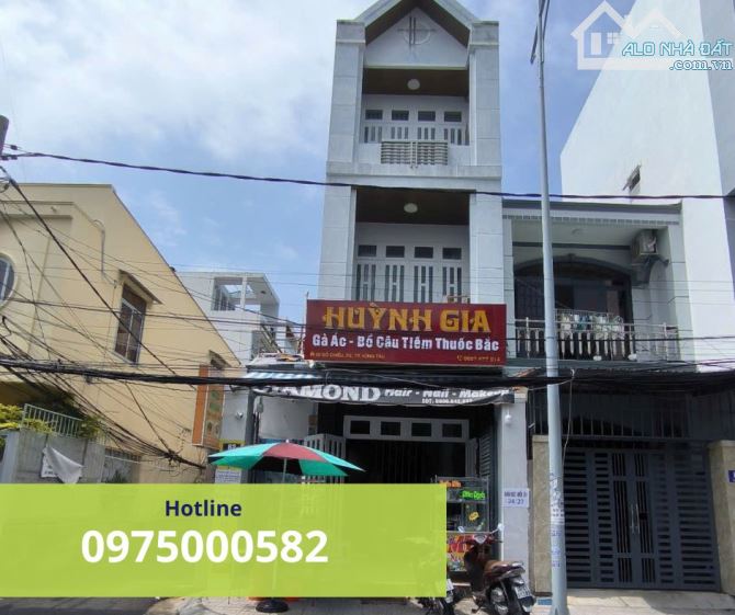 BÁN NHÀ MẶT TIỀN ĐỒ CHIỂU, PHƯỜNG 3, TP VŨNG TÀU ( DT: 75M2) + 1TR2L + GIÁ 12 TỶ