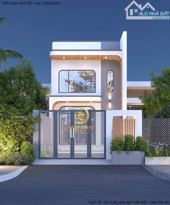 NHÀ ĐẸP DÀNH CHO NGƯỜI THU NHẬP THẤP  Căn nhà 1.5 tầng thiết kế hiện đại đầy đủ cồn năng n