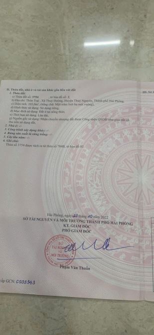 💥💥💥 Hàng Dân Gửi Bán 💥💥💥  👉Mặt Đường Thôn Trại, Thuỷ Đường, Đường R:5m, Kinh Doanh
