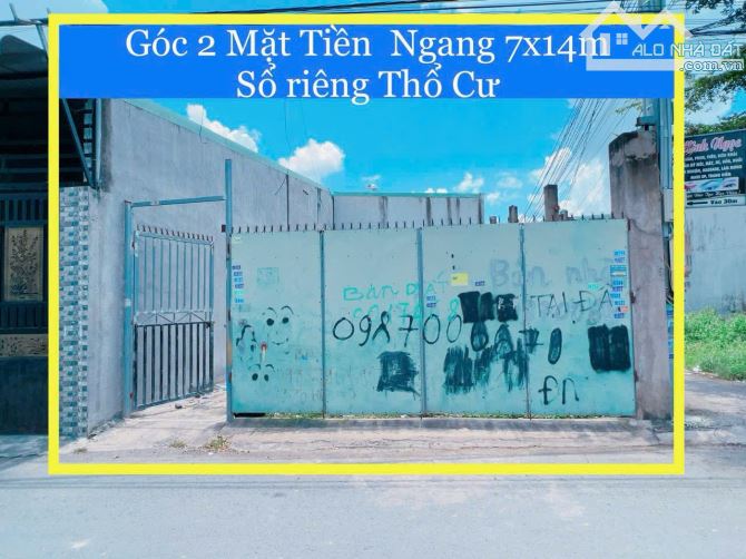 Bán lô góc 2măt tiền buôn bán kinh doanh ngay đài Gio An Thuộc GX Bắc Hải P. Hố Nai .