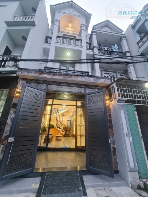 Bán nhà 1 xẹt Thới An 04, đường rộng 5m, (4x15,5) đúc trệt, 2 lầu, 4PN,  Q12