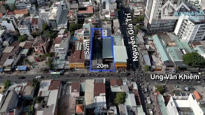 Bán Nhà MT Ung Văn Khiêm, Q. Bình Thạnh, DT 20x50m ~ 1.000 m2 xây Cao Ốc, Giá 280 tỷ