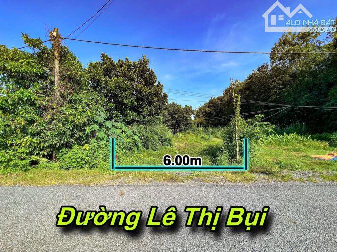 Bán đất thổ cư mặt tiền nhựa xã An Nhơn Tây Củ Chi TPHCM, DT: 6x63m.