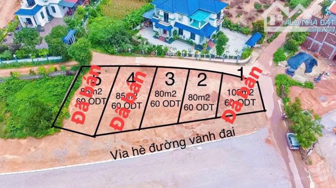 SIÊU HIẾM-BÁN ĐẤT TRUNG TÂM ĐÔ THỊ, MẶT ĐƯỜNG LỚN TẠI ĐỒI NGÔ, LỤC NAM BẮC GIANG 1tỷ550