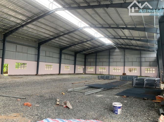 Cho thuê Kho Xưởng 1.680m2 Cần Giuộc - Long An. Xưởng xây mới 100%