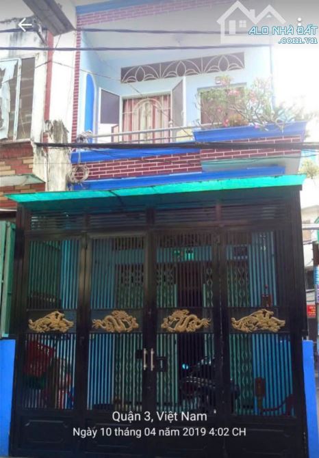 BÁN NHÀ 2 TẦNG P1, Q3 HẺM CHÍNH 2 Ô TÔ NÉ NHAU GIÁ THẤP NHẤT KHU VỰC.