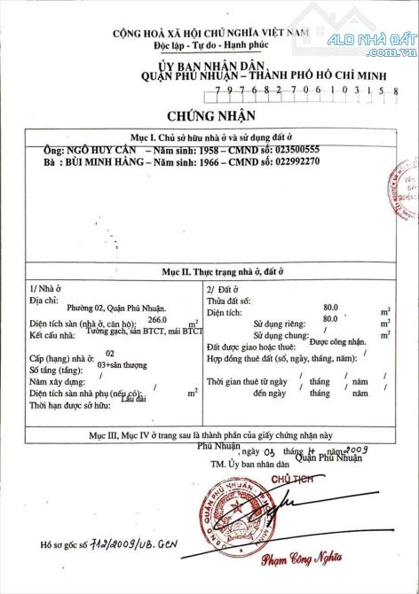 BÁN NHÀ MẶT TIỀN NGAY TRƯỜNG SA 4X20 KHU VIP PHAN XÍCH LONG-CẦU TRẦN KHÁNH DƯ CHỈ 28 TỶ
