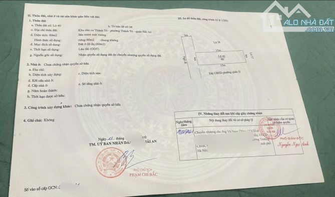 🏡 CHỦ BÁN ĐẤT GIÁP TDC SAO SÁNG – THÀNH TÔ, HẢI AN  Hải Phòng