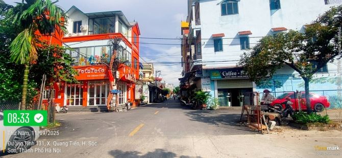 Mua đất lãi nhà- sát 3KCN lớn-Quang Tiến-Sóc Sơn-62m2- 2.x tỷ-Đường thông oto