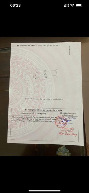 bán đất tại xóm 6 , nguyên khê