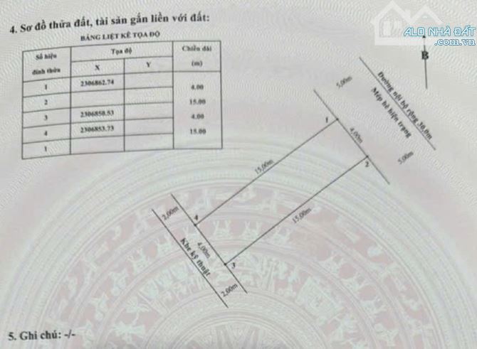 - Bán đất mặt đường đôi 30m Lô 27 LHP - Diện tích: 60m2 ngang 4m dài 15m - Hướng Đông Bắc