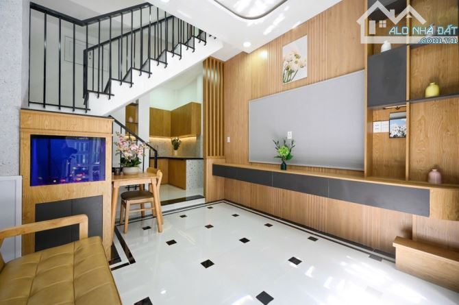 Nhỉnh 2 tỷ nhà SHR Quận Gò Vấp hẻm thông full nội thất mới đẹp Đs3 Phường 9 - 10