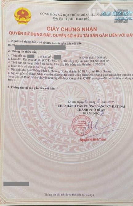 Nhà mặt tiền Nguyễn Đức Thiệu, P Dĩ An, Tp Dĩ An - 11
