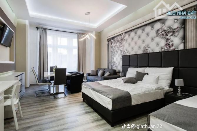 CHO THUÊ KHÁCH SẠN HOẶC CHDV ĐƯỜNG ĐỀ THÁM QUẬN 1 DT; 4X22 KC; TRỆT 4 TẦNG 15 PHÒNG - 1