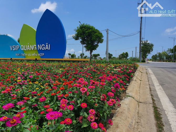 Lô đất full thổ cư hướng Nam, khu dịch vụ hỗn hợp VSIP, gần cổng, xây trọ kinh doanh ngay - 1