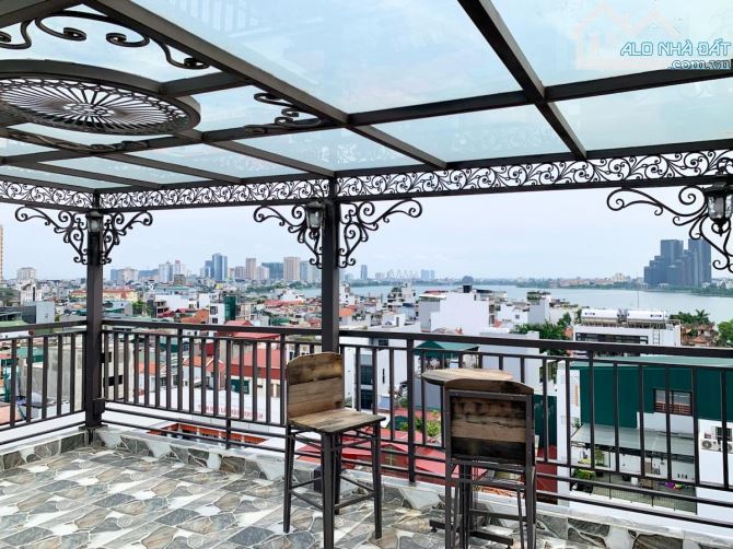 Cực hiếm mặt phố vip Q.Tây Hồ🌹9 nổi 1 hầm, sky bar view hồ, DT 102m2 - MT 5.6m - 1