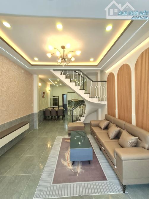 Bán nhà mới đẹp, đường 5m, (4x15) Trệt, 1lầu, 4PN, Thạnh Lộc 13, Q12 - 1