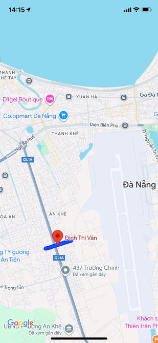 Bán Đất MT Đường Đinh Thị Vân (đường 10m5 )-Hướng Đông Nam- Thanh Khê- Giá 5,5 Tỷ TL - 1