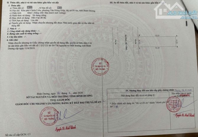 Bán nhà 1T1L 4x15m, hẻm ĐT.743C p.Tân Đông Hiệp - 1