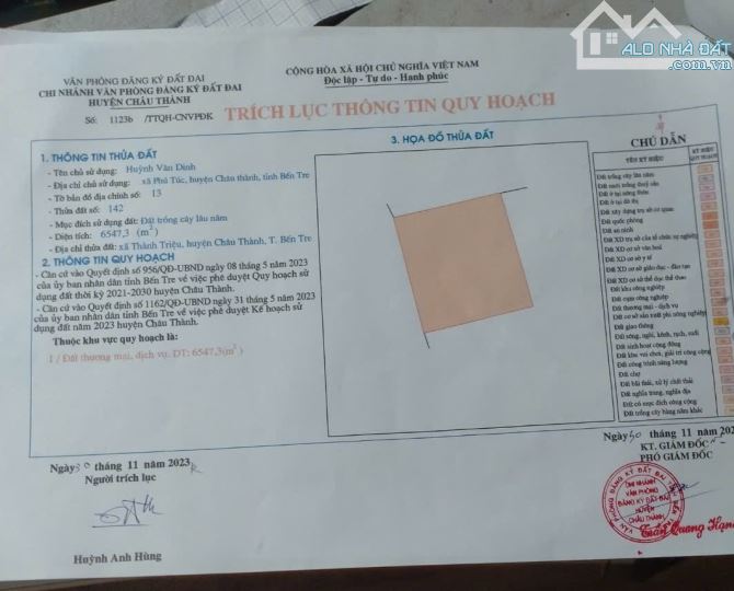 🔥 BÁN LÔ ĐẤT 8.462m² – Bám sông 100m2 ngay trung tâm Lộ Thơ, Tiên Thủy 🔥 - 1