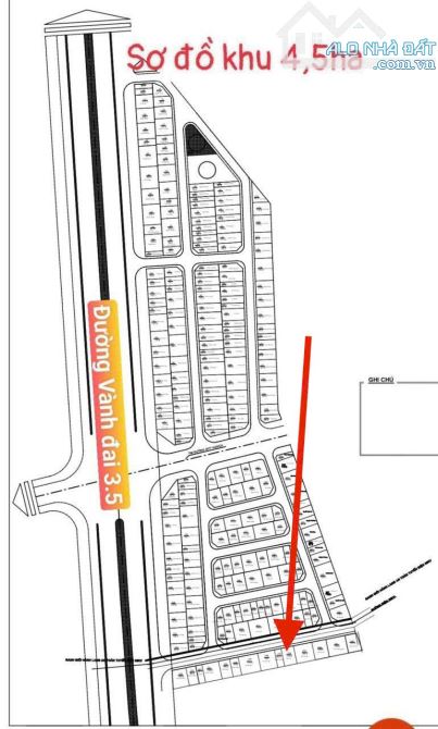 Bá,n Đất Vân Canh - Hoài Đức, 55m². Mặt Tiền 4.36m. Đường 11m có vỉa hè cạnh Vành Đai 3.5 - 1