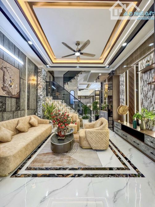 CHỦ GỬI – NHÀ TRỆT 3 LẦU MỚI ĐẸP FULL NỘI THẤT CAO CẤP, Đường B25, KDC 91B, Tân An - 2