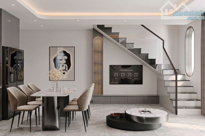 NHÀ ĐẸP DÀNH CHO NGƯỜI THU NHẬP THẤP  Căn nhà 1.5 tầng thiết kế hiện đại đầy đủ cồn năng n - 2