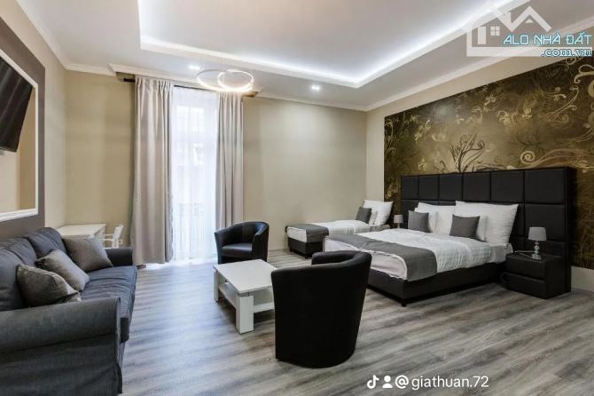 CHO THUÊ KHÁCH SẠN HOẶC CHDV ĐƯỜNG ĐỀ THÁM QUẬN 1 DT; 4X22 KC; TRỆT 4 TẦNG 15 PHÒNG - 2