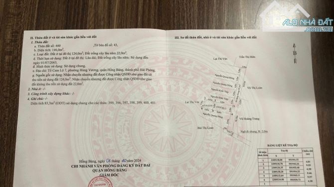 Bán đất 62,7m2 gần ngay trường Tiều Học Hùng Vương, Hồng Bàng giá 1,1 tỷ - 2