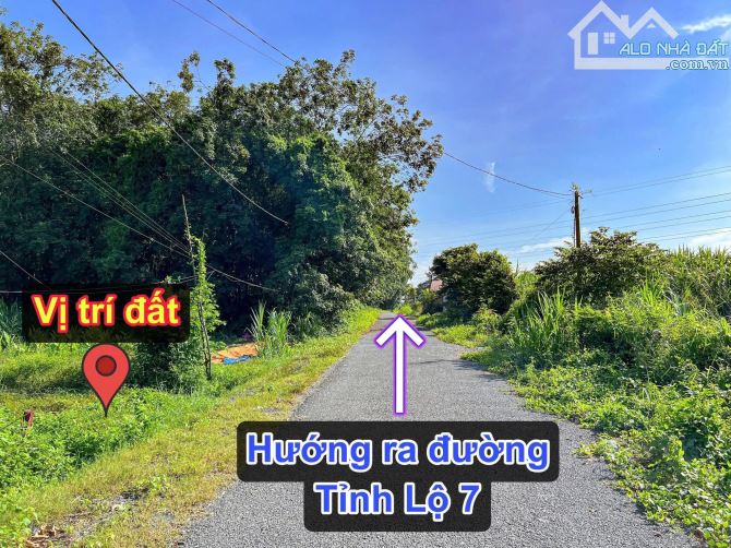 Bán đất thổ cư mặt tiền nhựa xã An Nhơn Tây Củ Chi TPHCM, DT: 6x63m. - 2