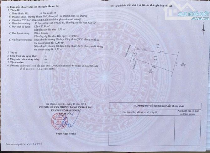 Bán đất mặt đường Nguyễn Tuân phường Lê thanh nghị thành phố Hải phòng - 2