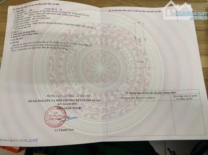 💥Trục Chính Kinh Doanh💲giá chỉ 4x tr/m  🏠Thư Dương_Thư Phú_Thường tín  **DT: 80m **MT = - 2