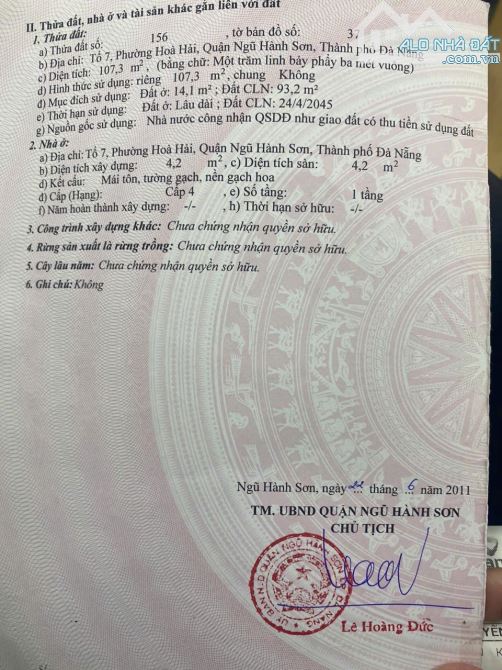 📌📌📌LÀM VIỆC TRỰC TIẾP GIÁ TỐT !!! Bán đất Hoà HảiKiệt Đặng Thái Thân - 2