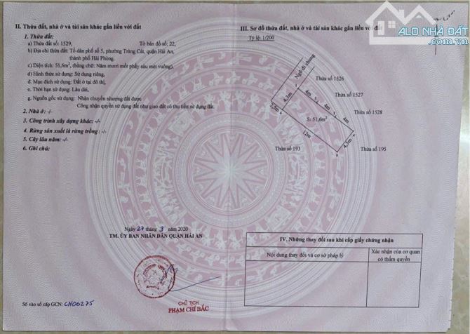 Bán lô đất ngõ 62 Cát Khê, Tràng Cát 51.6m2 giá chỉ 1.3 tỷ - 2