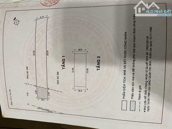 Bán nhà mặt tiền đường Bàu Cát - 4 x 18 -  phù hợp xây dựng mới - 3