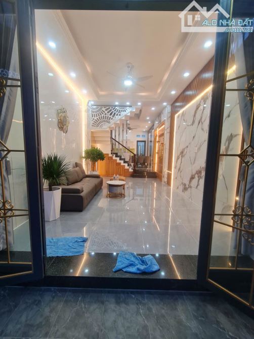 Bán nhà 1 xẹt Thới An 04, đường rộng 5m, (4x15,5) đúc trệt, 2 lầu, 4PN,  Q12 - 3