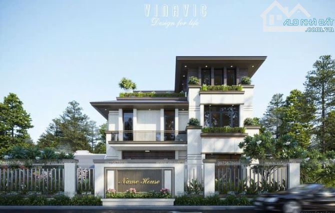 CHÀO BÁN NHANH CĂN BIỆT THỰ 3 TẦNG KHU V.I.P - THĂNG LONG – VEN SÔNG HÀN –190M2 – 13.X TỶ - 3
