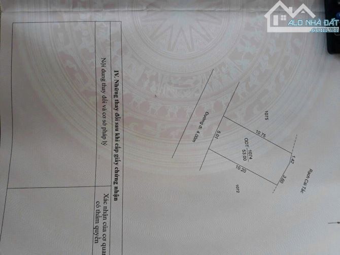 bán nền thổ cư gần bệnh viện nhi đồng, diên tích sử dụng 53m2, giá bán 970 triệu - 3