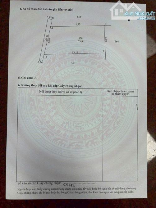 Giá chỉ 239tr . Đất thổ cư xã Quê Mỹ Thạnh, Tân Trụ, Long AN - 3