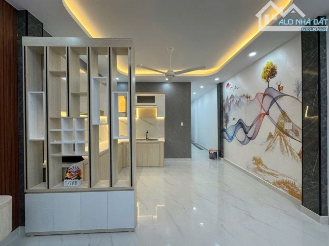 Nhà Mới 1 Trệt Lửng Đẹp 4,5 x 18m, 3PN 2WC Đường ÔTô Chạy Tới Nhà. Sổ Hồng Riêng Giá Rẻ - 3