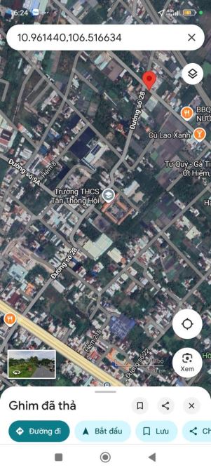 Bán đất mặt tiền kinh doanh buôn bán trung tâm xã Tân Thông Hội Củ Chi TPHCM, DT: 6x16m. - 3