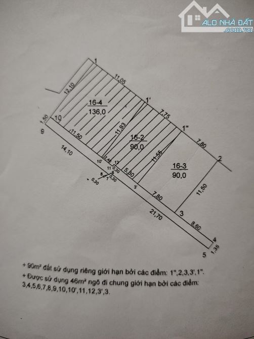 BÁN ĐẤT :THỬA ĐẤT VUÔNG ĐẸP 2 THOÁNG - Ô TÔ ĐỖ CỔNG - KHU VỰC TIỀM NĂNG - 3