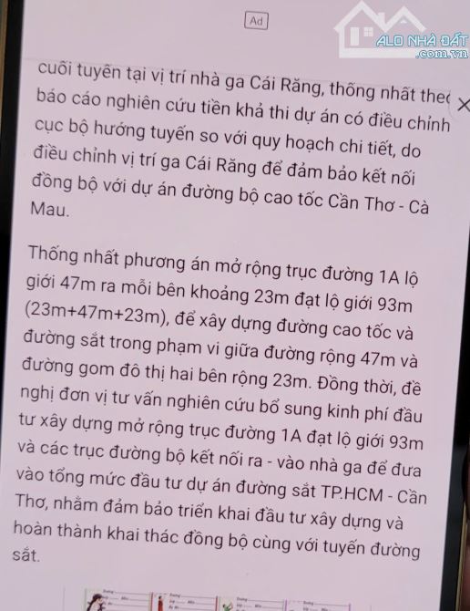 Bán Nền Đường B6 Kdc Tân Phú, Q.Cái Răng, Tp Cần Thơ. - 4