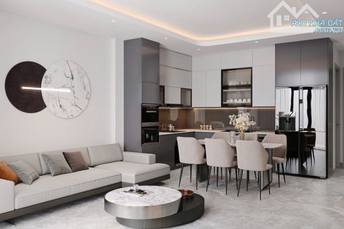 NHÀ ĐẸP DÀNH CHO NGƯỜI THU NHẬP THẤP  Căn nhà 1.5 tầng thiết kế hiện đại đầy đủ cồn năng n - 4