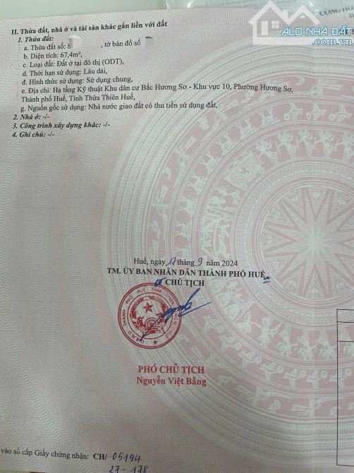 🌟💥Bán đất Hương Sơ 67,4m2 - khu dân cư mới, không dính cống trụ - 4