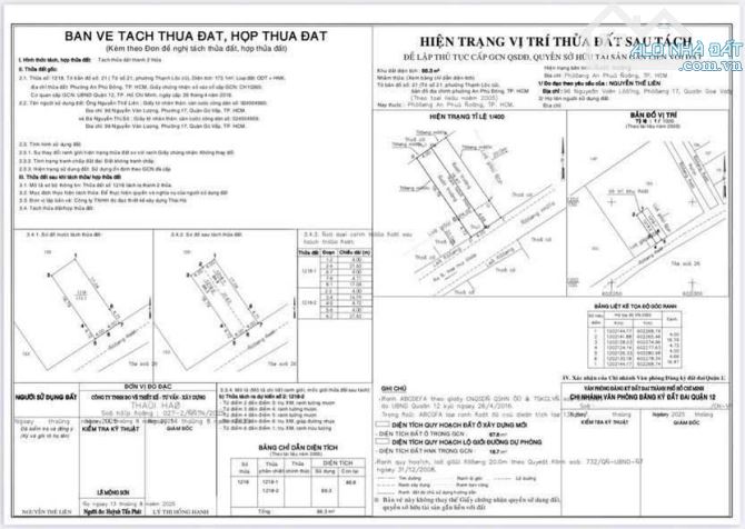 Bán đất mặt tiền 157 Thạnh Lộc 16, P. Thạnh Lộc, Quận 12 - Gần ngay ngã tư Ga - 4