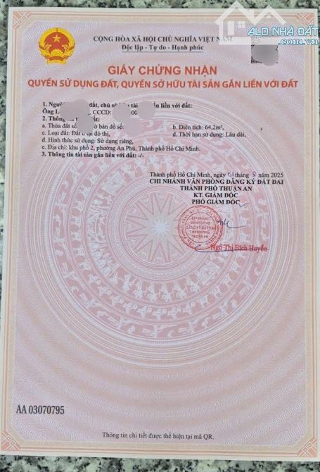 Đất gần VinCom Dĩ An, phường An Phú, TP Thuận An - 4