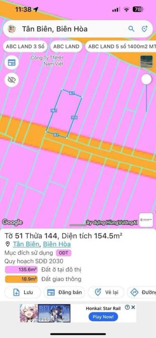 D054 🆘 Xả lỗ gấp  600tr ( 2tỉ8 còn 2tỉ2 ) Lô đất biệt thự mini ngang gần 9m sổ riêng thổ - 4