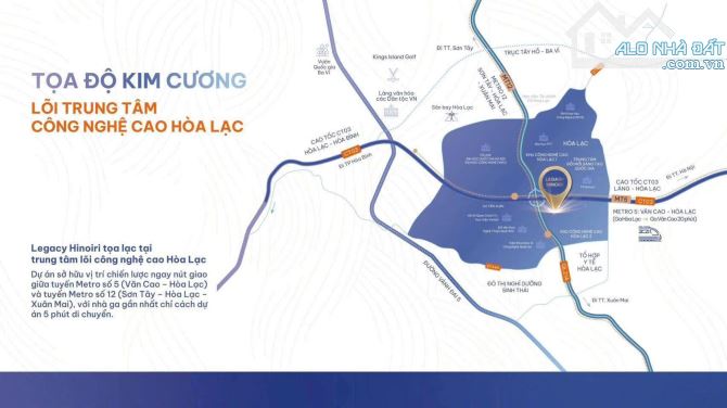 Vốn chỉ từ 800tr (30%) sở hữu căn hộ 5 sao Trung Tâm Hoà Lạc. Dòng căn hộ cao cấp