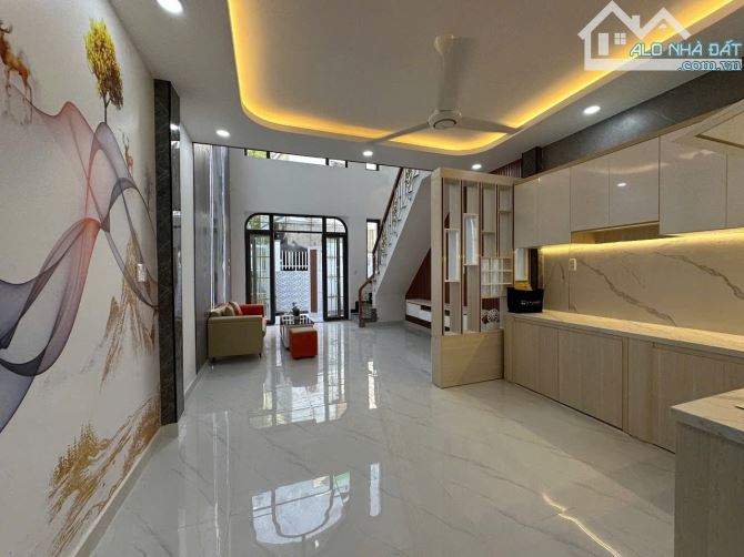 Nhà Mới 1 Trệt Lửng Đẹp 4,5 x 18m, 3PN 2WC Đường ÔTô Chạy Tới Nhà. Sổ Hồng Riêng Giá Rẻ - 4